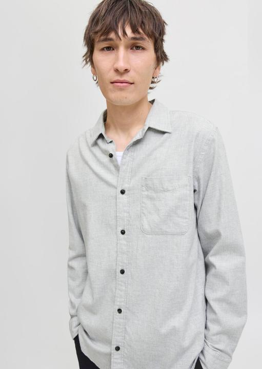 Actual product image Jack & Jones Jjeclassic Melange Shirt L/S Noos (S)