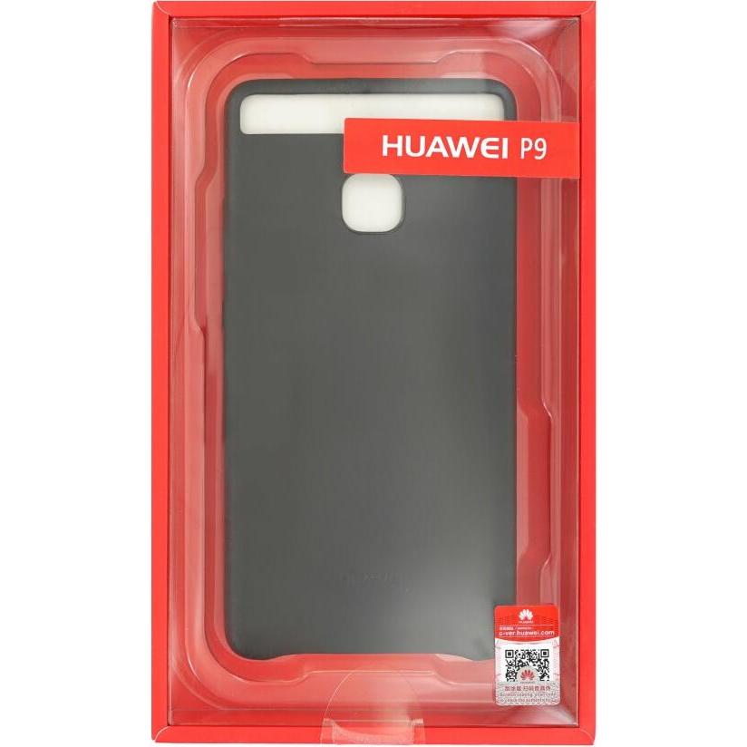 Thumbnail - Huawei Leder Cover (Huawei P9), Smartphone Hülle, Schwarz