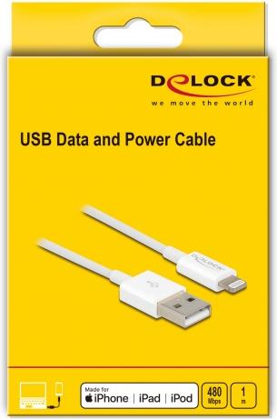 Produktbild Delock USB — Lightning (1 m, USB 2.0)