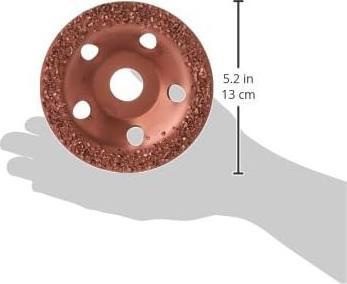 Actual product image Bosch Professional Zubehör Carbide cup wheel, 115 x 22.23 mm, coarse, flat (Coarse)