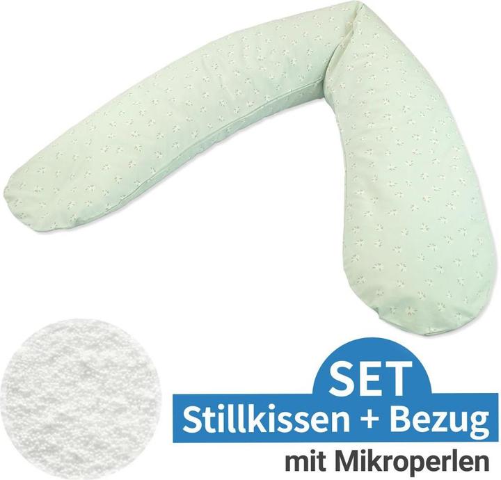 Produktbild Theraline Stillkissen Stillkissen Das Komfort mit Mikroperlen-Füllung inkl. (34 x 180 cm)