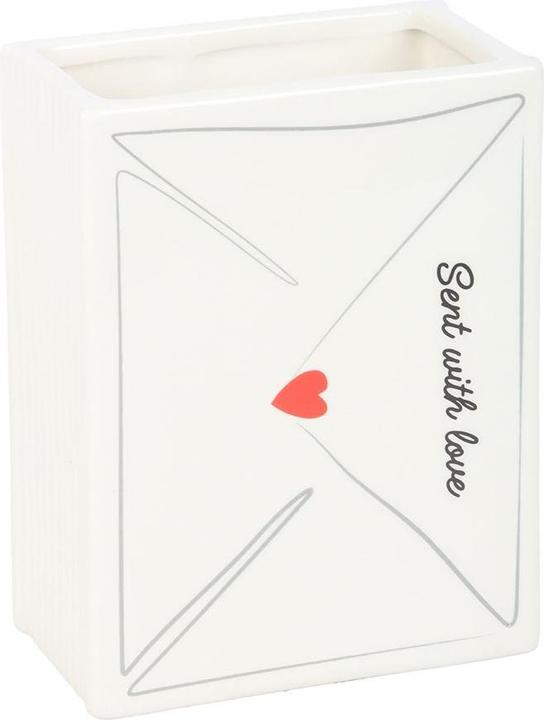 Produktbild Something Different Brief Blumenvase Keramik Valentinstag