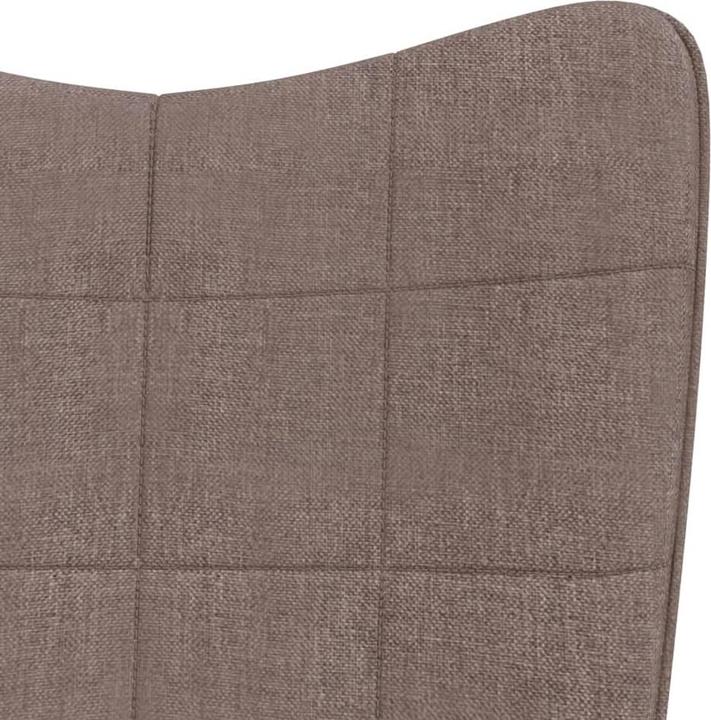 Produktbild vidaXL Schaukelstuhl mit Hocker