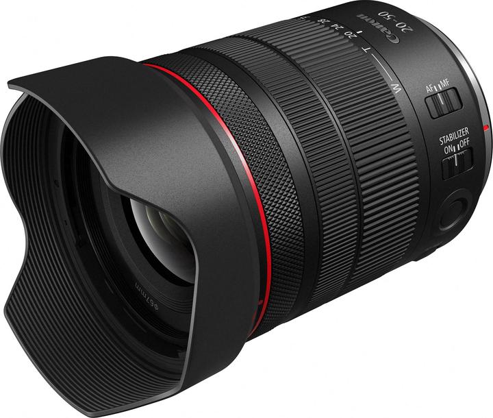 Actual product image Canon RF 20-50mm F4 L IS USM PZ (full size)