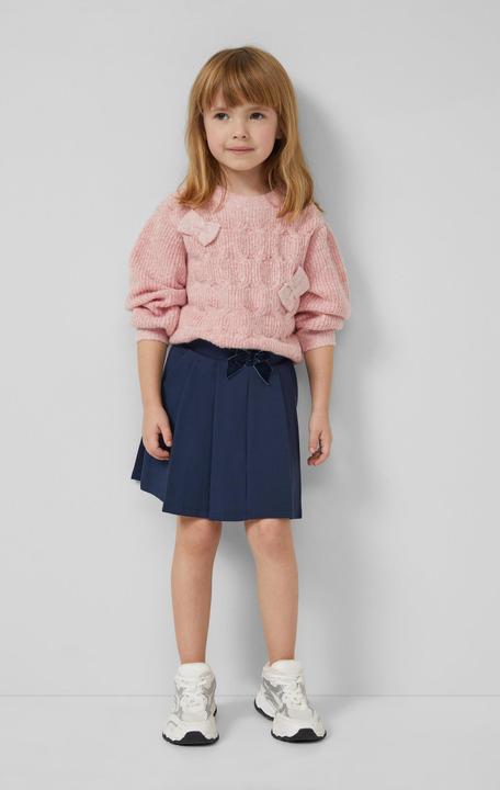 Produktbild s.Oliver Strickpullover Flauschiger Strickpullover mit Schleifen (140)