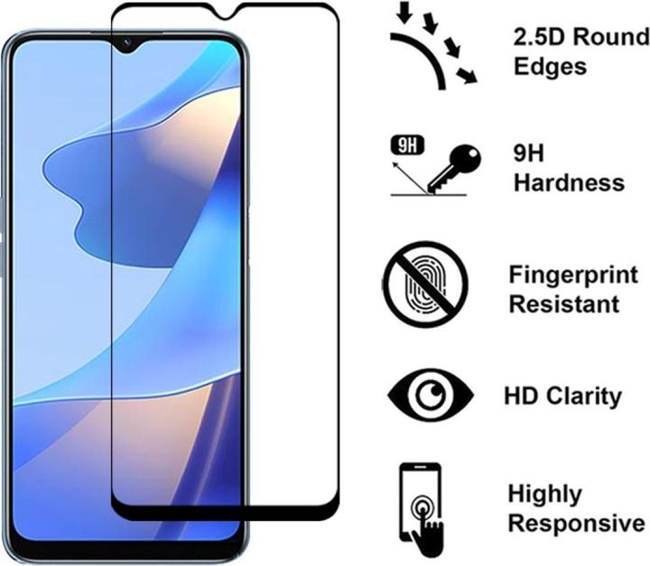 Image du produit Screenguard Oppo A54s Full Screen Protective Glass 2.5D 9H (1 pcs, Oppo A54s)