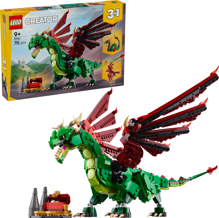 Produktbild LEGO Grüner Drache (31161, LEGO Creator Expert)