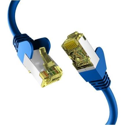 M-Cab Cat6a Blue 3m Patch Cord (S/FTP, CAT6a, 3 m), Netzwerkkabel