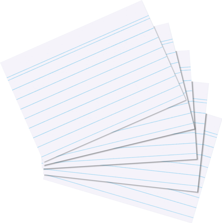 Actual product image Herlitz Index cards (A6, 180 g/m², 100 x)