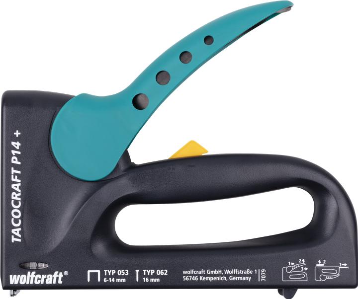 Actual product image wolfcraft 1 tacocraft P 14+ - Hand tacker art.
