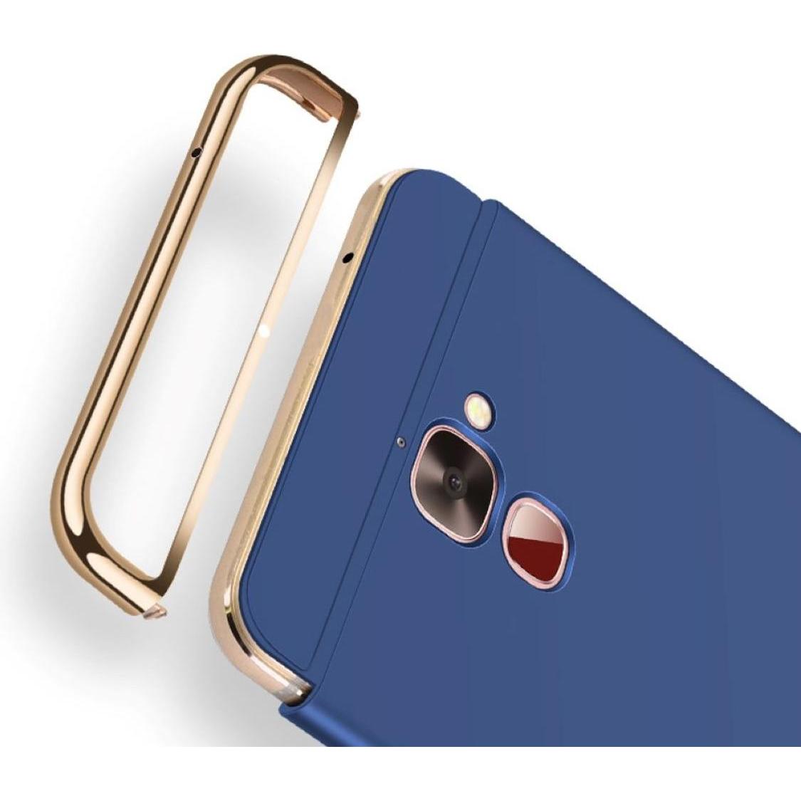 Thumbnail - König Design Handy Hülle Schutz Case für LeEco Le 2 Bumper 3 in 1 Cover Chrom Etui Blau Neu (LeEco Le 2), Smartphone Hül...