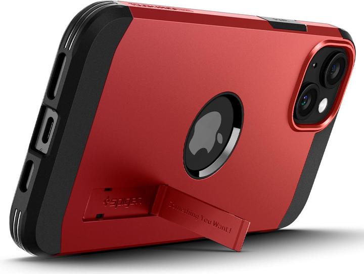 Produktbild Spigen Tough Armor MagSafe, rot - iPhone 15 (Apple iPhone 15)