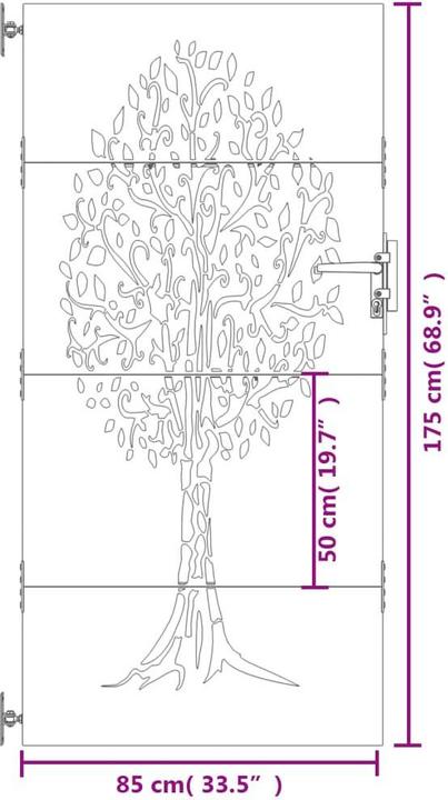 Immagine prodotto vidaXL Gartentor