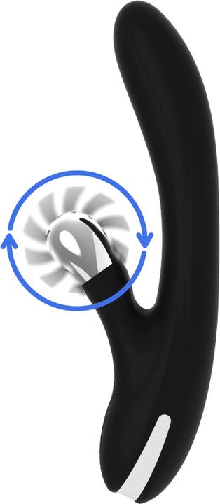 Actual product image Black&Silver Bunny Johnny Vibrating Vibe