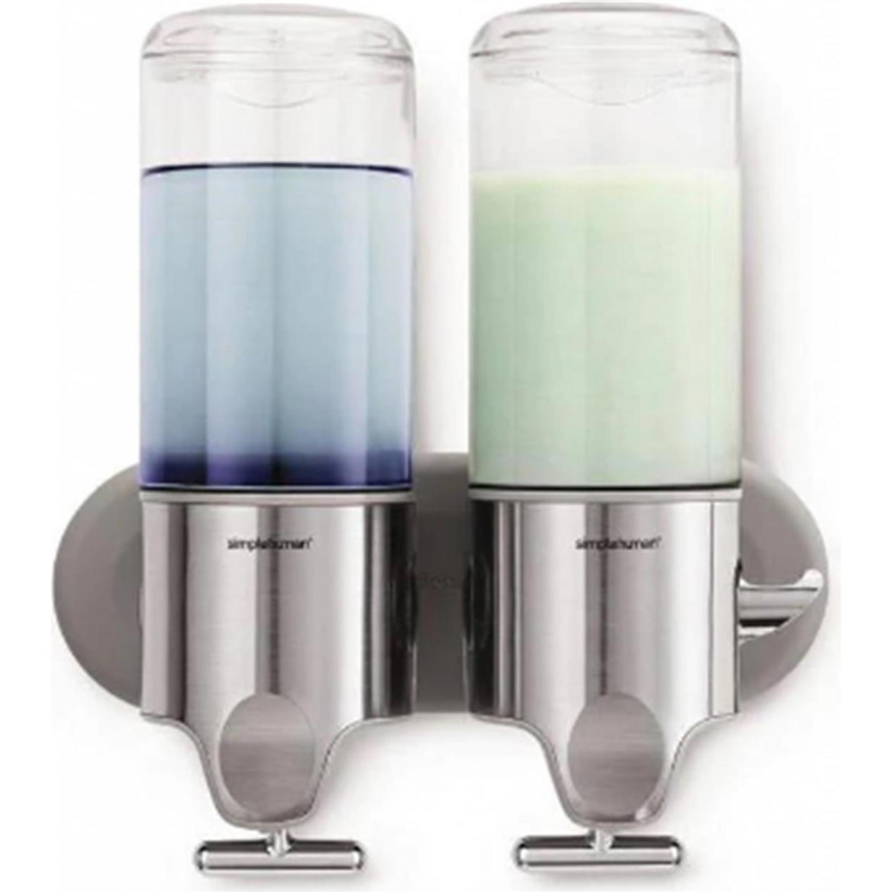 Simplehuman, Dosatore di sapone + portasapone, Doppelspender