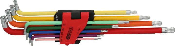 Actual product image KS Tools Angle pin wrench set extra long and 108° angled