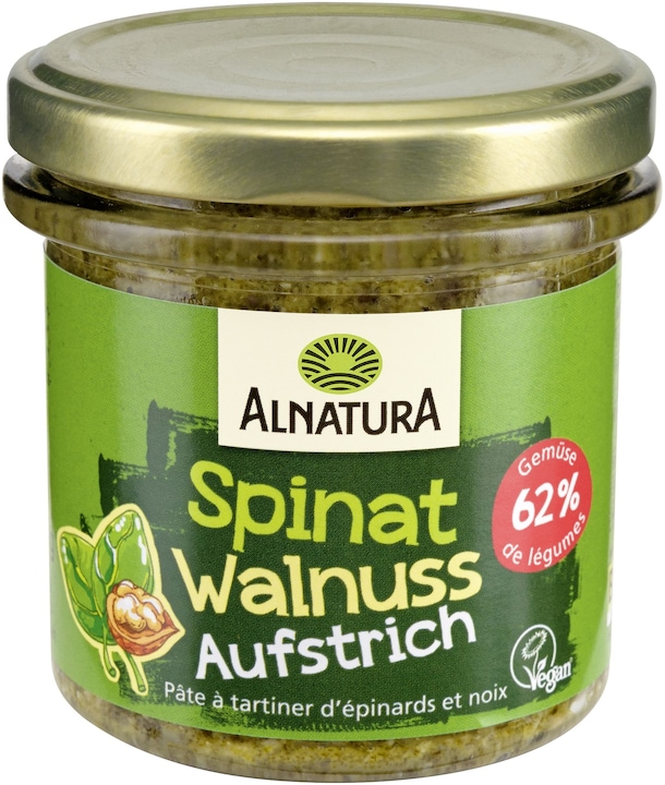 Actual product image Alnatura Organic Spinach Walnut Spread 135g (135 g)