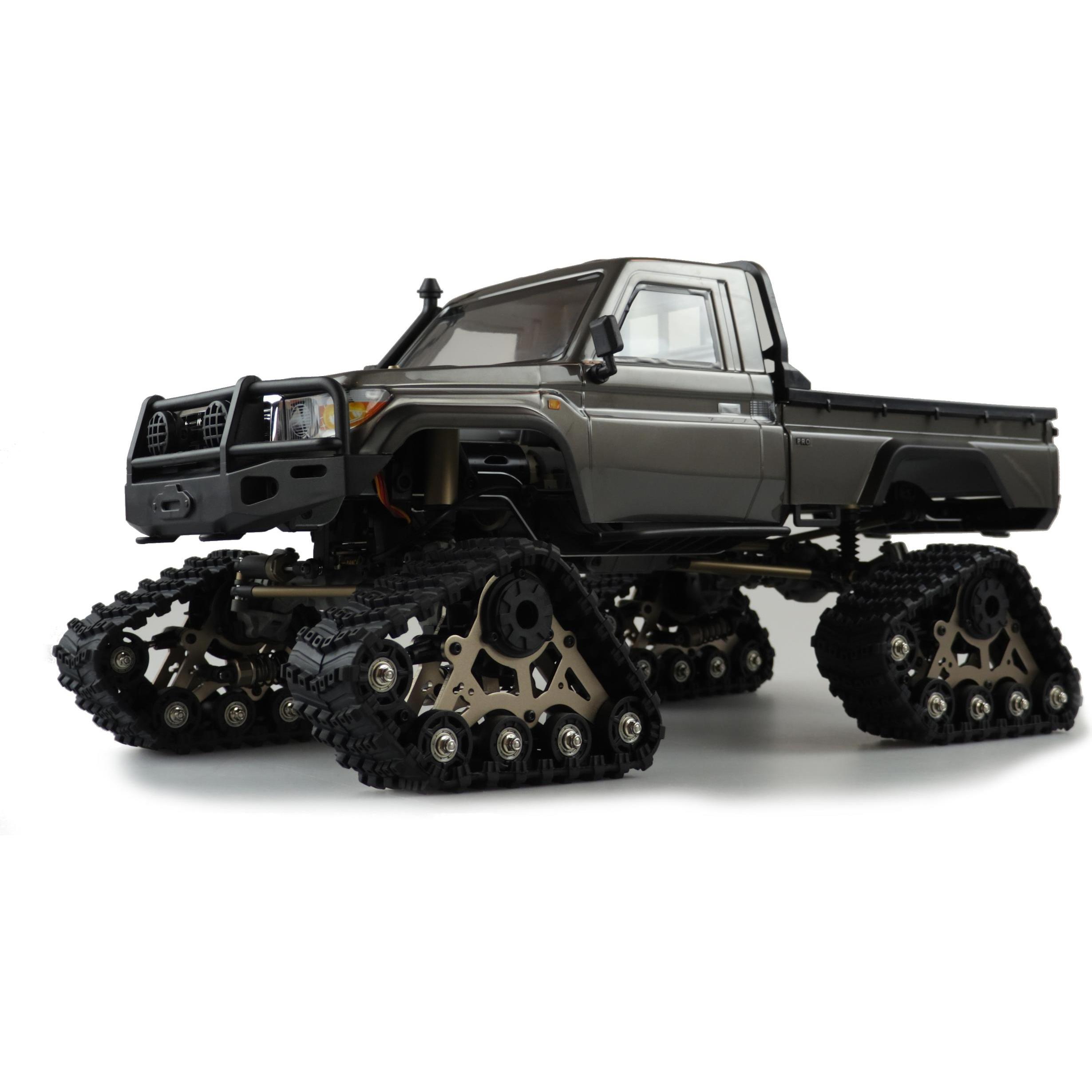 Amewi AMXRock RCX10TP Elektro Brushed Crawler Kette 1:10 RTR grau (RTR Ready-to-Run)