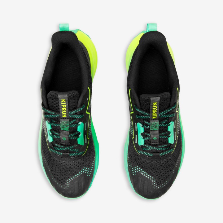 Produktbild Kiprun Laufschuhe Trailrunning Crosslauf Kinder - K500 Grip schwarz/grün (40)