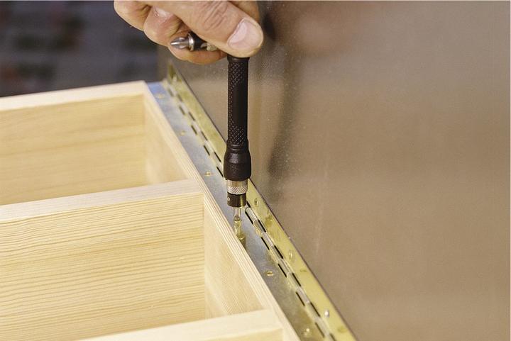 Produktbild wolfcraft Winkel-Handschraubendreher mit 2 Bitaufnahmen