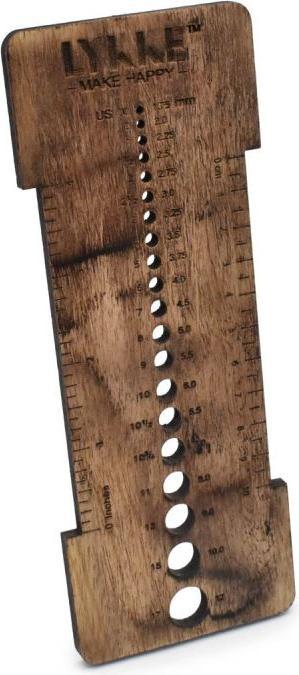 Actual product image Lykke Needle size dark sen