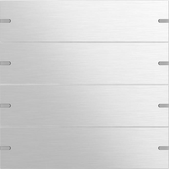 Image du produit Gira 502417 Jeu de bascules quadruples pour bouton-poussoir 4, aluminium
