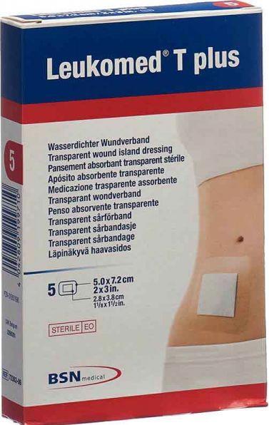 Actual product image BSN T plus transparenter Wundverband 7.2x5cm mit Wundauflage (50 x)
