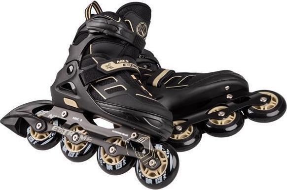 Produktbild Nils Inlineskates Extreme NA14174 schwarz-sandfarben - PU70 mm/82A (S 31-34) (32)