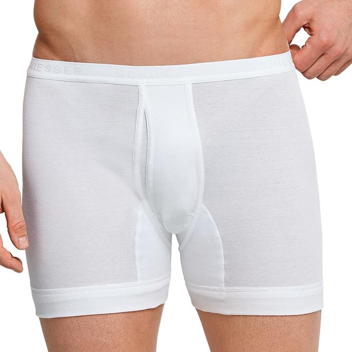 Immagine prodotto Schiesser Confezione da 2 pantaloni corti Original Classics a costine sottili (5XL, Confezione da 2)