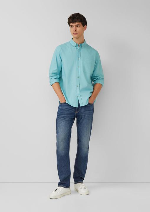 Immagine prodotto s.Oliver Hemd Regular Fit: Leichtes Langarmhemd mit Button-Down-Kragen (M)
