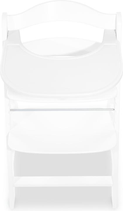 Actual product image Hauck Alpha+ High Chair, White with Alpha Click Tray (Highchair)