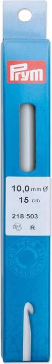 Produktbild Prym Häkelnadel ohne Griff, grau 10.00 mm, 14 cm, Beutel, Kunststoff