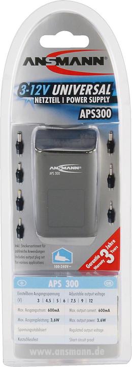Image du produit Ansmann APS 300 NOUVEAU max. 3,6 W