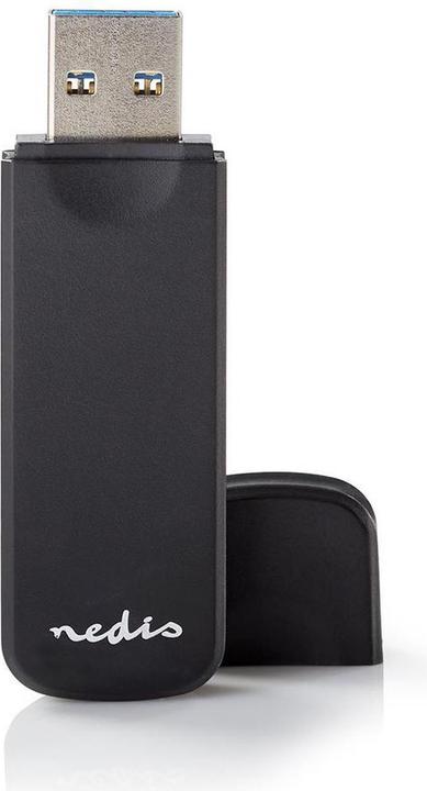 Nedis CRDRU3100BK Kartenleser Schwarz (USB 3.0)