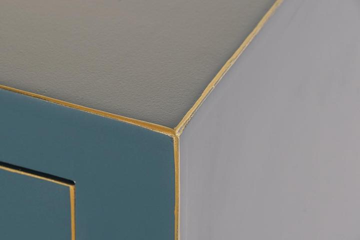 Image du produit Console orientale en chêne et MDF (63 x 26 x 83 cm)