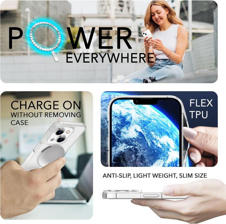 Produktbild Nalia Klare Transparente Silikon Hülle (Apple iPhone 14 Plus)