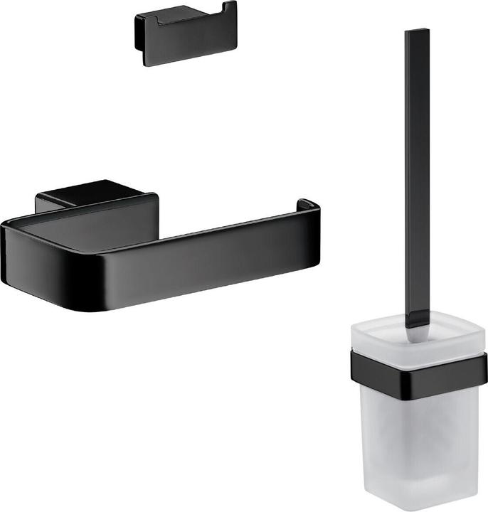 Emco WC set LOFT PapHal. o De Bügarn. Double hook black