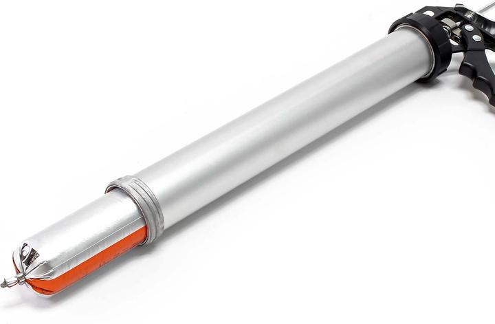 Produktbild Wiltec Kartuschenpresse Alu Kartuschenpistole Auspresspistole Silikonpistole 380mm (Kartuschenpistole)
