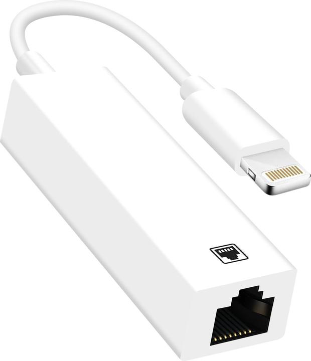 Image du produit Avizar Adaptateur Ethernet RJ45 / Lightning (Lightning, RJ45 (1x))