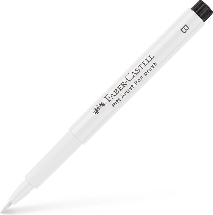 Faber-Castell Pitt Artist Pen Brush Tuschestift (White, 1 x)