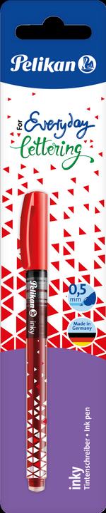 Produktbild Pelikan Tintenschreiber Inky 273 rot, Blisterverpackung sichtbarer Tintenstand, Strichstärke: 0,5 mm (Rot, Red, 1 x)