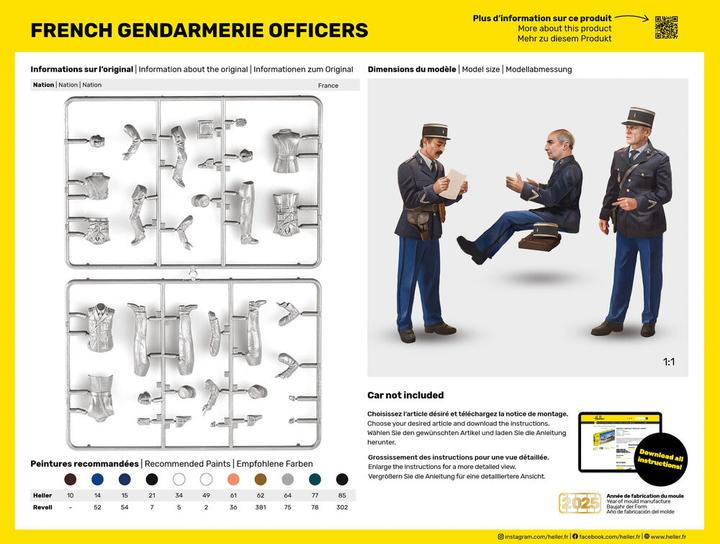 Image du produit Heller Officiers de police français