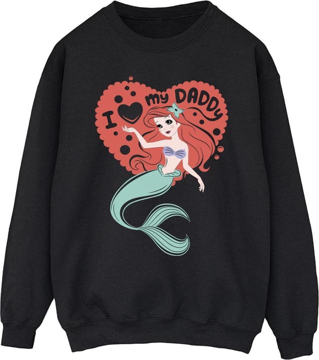 Actual product image Disney Mens The Little Mermaid Love Daddy Sweatshirt (S)