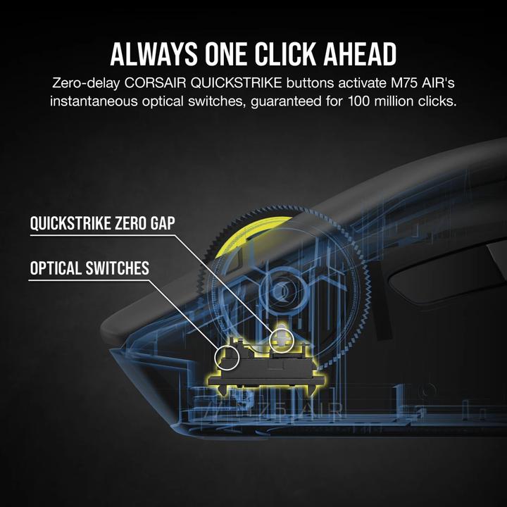 Actual product image Corsair M75 Air (Wireless)