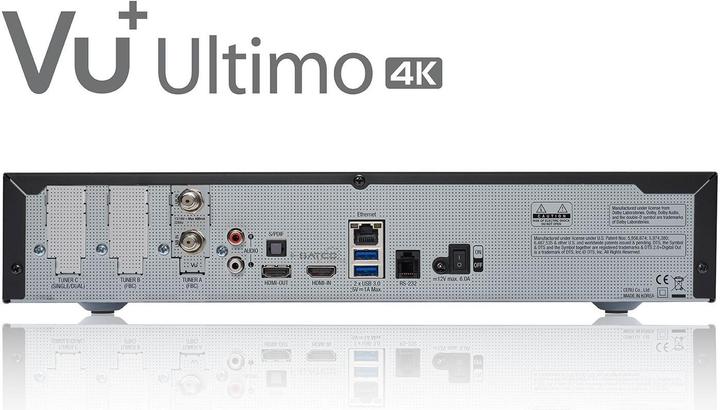 Produktbild Vu+ Ultimo 4K FBC (DVB-C, CI-Schacht)