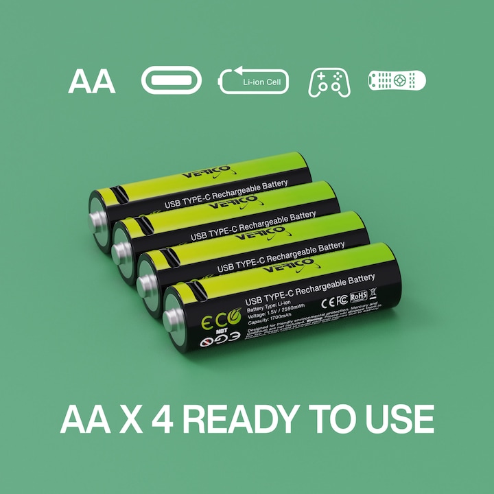 Produktbild Verico LoopEnergy AA (4 Stk., AA, 1700 mAh)