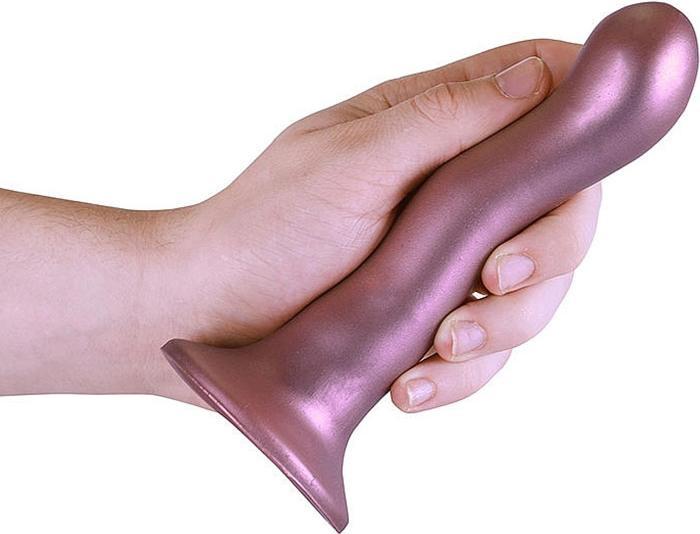 Produktbild Ouch! Ultra Soft Silicone Curvy G-Spot Dildo - 7" / 17 cm