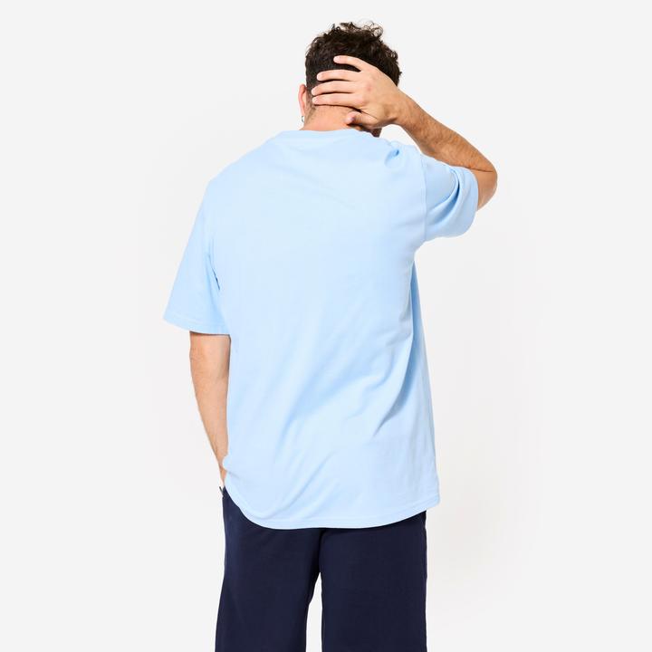 Produktbild Domyos Men's Regular Fitness T-Shirt - Light Blue (L)