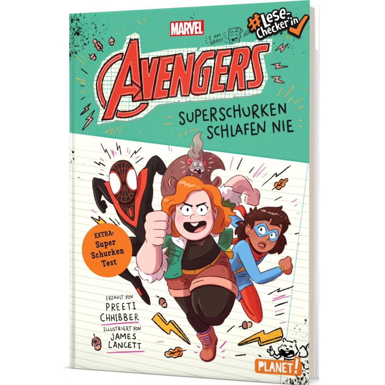 Avengers 2: Superschurken schlafen nie, Kinderbücher von Kerstin Fricke, James Lancett, Preeti Chhibber