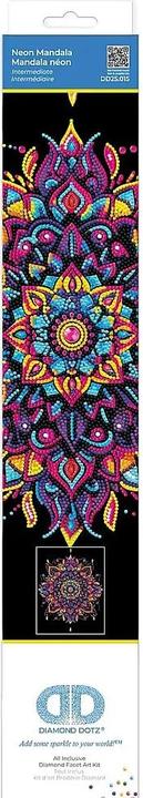 Actual product image Diamond Dotz Diamond Painting Neon Mandala